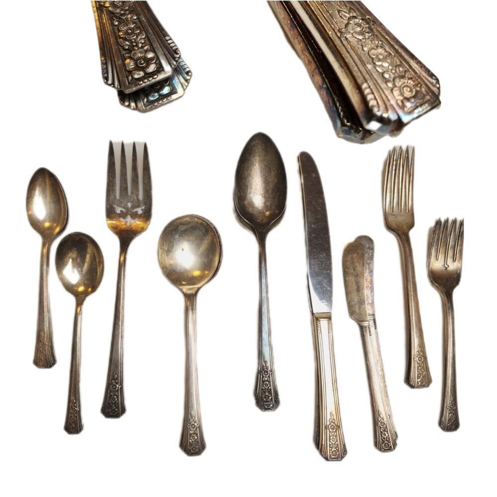 Vintage Oneida Fortune Silverware Set For Replacements Or Crafting
